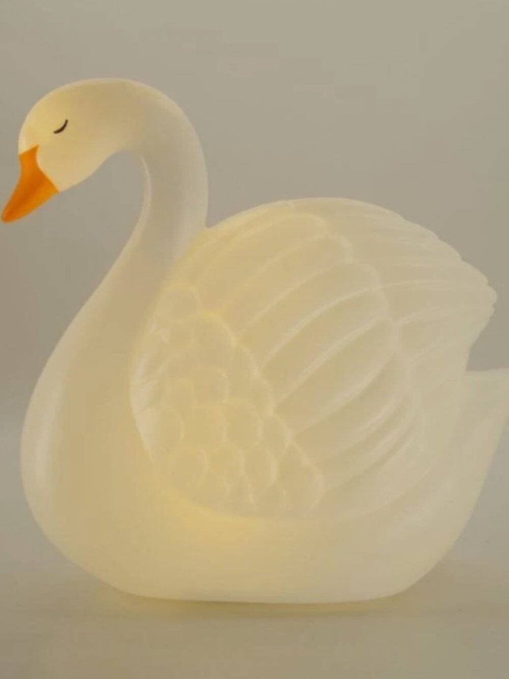 NEW Cracker Barrel Blow Mold Baby Swan White - Battery Operated
